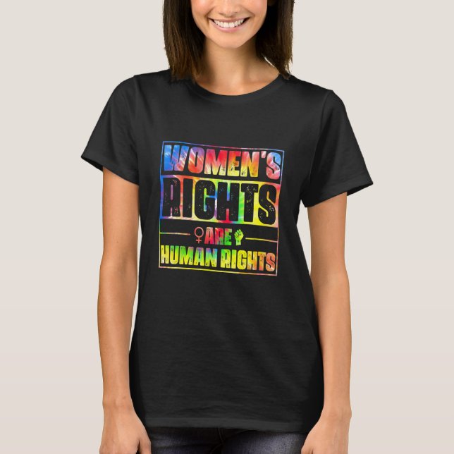 Camiseta Los Derechos de la Mujer Son Derechos Humanos (Anverso)