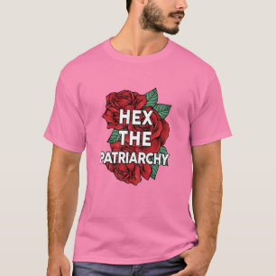 Camiseta Los derechos de las mujeres hexagonales El patriar