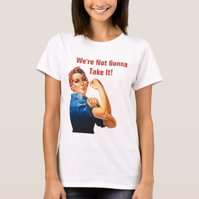Camiseta Los derechos de las mujeres Roe V Wade No lo vamos (Anverso)