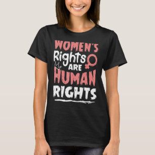 Camiseta Los derechos de las mujeres son citas feministas d