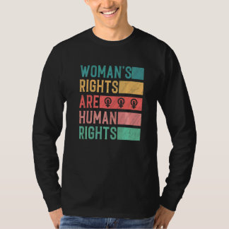 Camiseta Los Derechos de las Mujeres Son Derechos Humanos F
