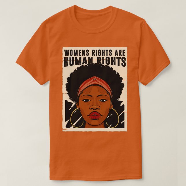 Camiseta Los derechos de las mujeres son libertad reproduct (Diseño del anverso)