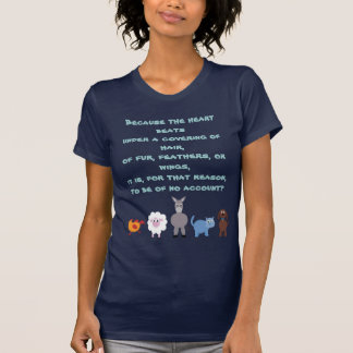 Camiseta Los derechos de los animales citan animales lindos