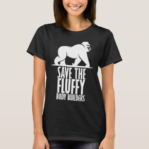 Camiseta Los derechos de los animales de gorila salvan a lo