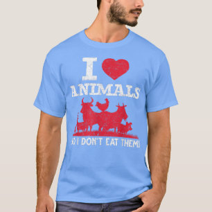 Camiseta Los derechos de los animales me encantan, así que 