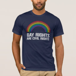 CAMISETA LOS DERECHOS DE LOS GAYS SON DERECHOS CIVILES