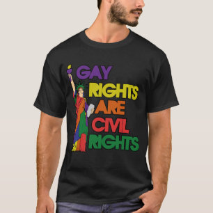 Camiseta Los derechos de los gays son derechos civiles