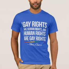 Camiseta Los derechos de los homosexuales son derechos