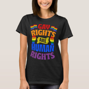 Camiseta Los derechos de los homosexuales son derechos huma