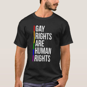 Camiseta Los derechos de los homosexuales son transgénero d
