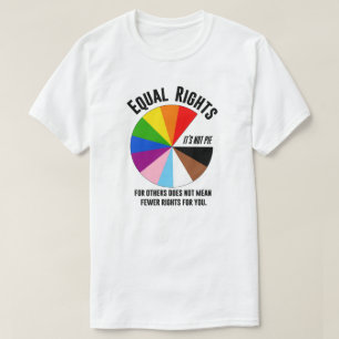 Camiseta Los derechos igualitarios de LGBTQ no son una tart