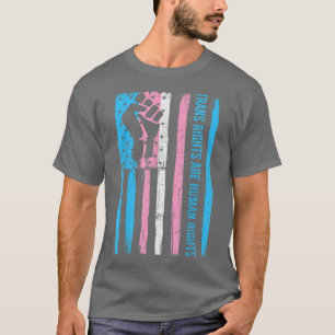 Camiseta Los Derechos Trans Son Derechos Humanos