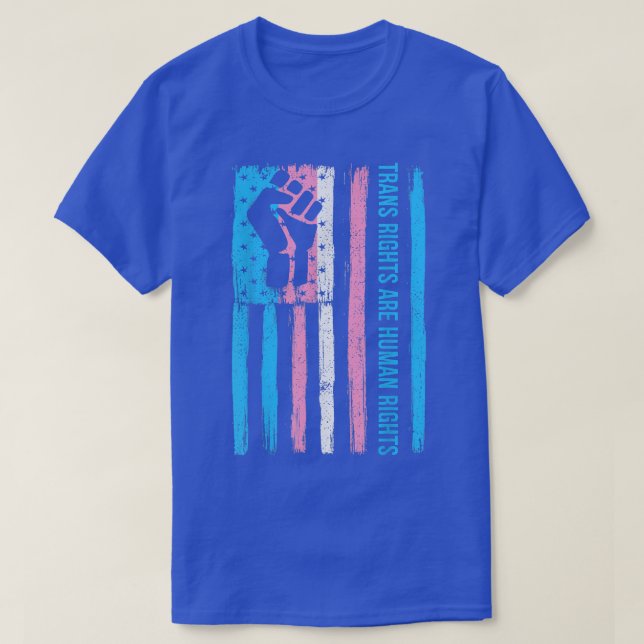 Camiseta Los Derechos Trans Son Derechos Humanos (Diseño del anverso)