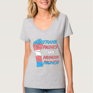 Camiseta Los Derechos Trans Son Derechos Humanos