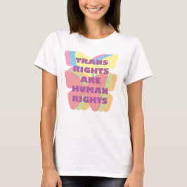 Camiseta Los Derechos Trans Son Derechos Humanos