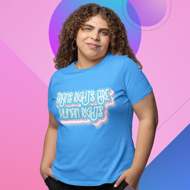 Camiseta Los Derechos Trans Son Derechos Humanos (Subido por el creador)