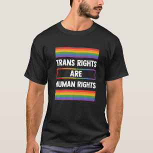 Camiseta Los Derechos Trans Son Derechos Humanos Gay Arcoir