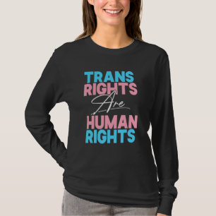 Camiseta Los derechos trans son derechos humanos Transgéner