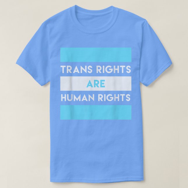 Camiseta Los Derechos Trans Son Derechos Humanos Transgéner (Diseño del anverso)