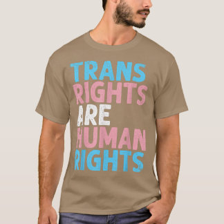 Camiseta Los derechos transexuales son derechos humanos div