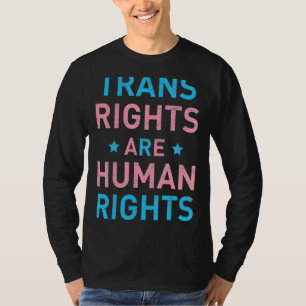 Camiseta Los Derechos Transexuales Son Derechos Humanos Tra