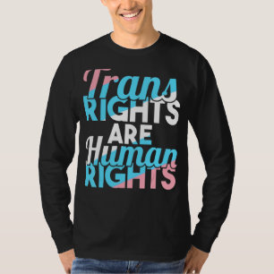 Camiseta Los Derechos Transexuales Son El Orgullo Lgbt De L