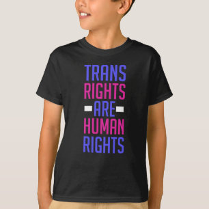 Camiseta Los derechos transgénero son derechos humanos