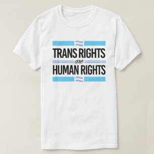 Camiseta Los derechos transgénero son derechos humanos