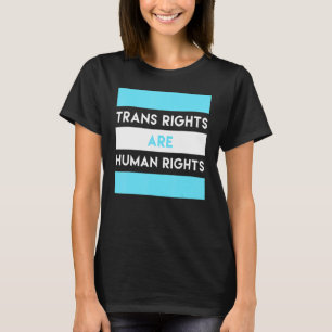 Camiseta Los derechos transgénero son derechos humanos 1