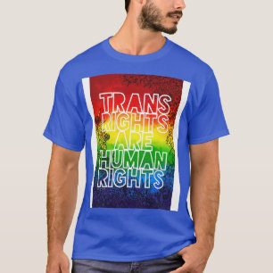 Camiseta Los derechos transgénero son derechos humanos 2022