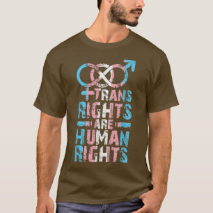 Camiseta Los derechos transgénero son derechos humanos, el