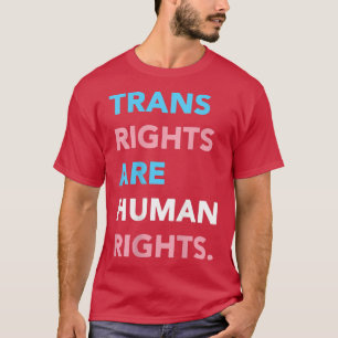 Camiseta Los derechos transgénero son derechos humanos LGBT