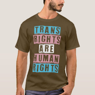 Camiseta Los derechos transgénero son derechos humanos LGBT