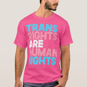 Camiseta Los derechos transgénero son derechos humanos tran