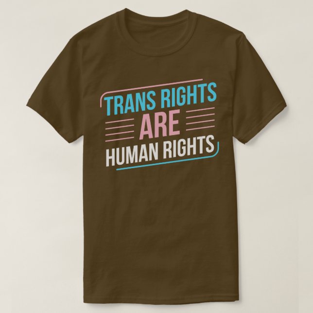 Camiseta Los derechos transgénero son el traspaso del orgul (Diseño del anverso)