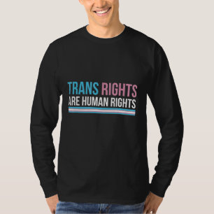 Camiseta Los derechos transgénero son transgénero en la pro