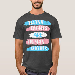 Camiseta Los derechos transgénero son transgénero en los de