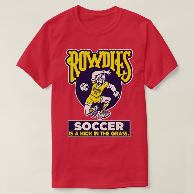 Camiseta Los desaparecidos Tampa Bay Rowdies son una patada (Diseño del anverso)