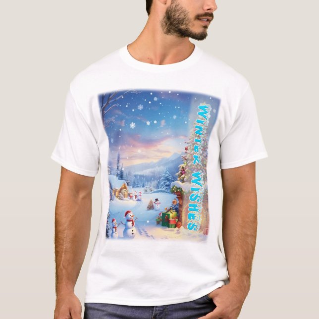 Camiseta Los deseos de invierno en el país de las maravilla (Anverso)