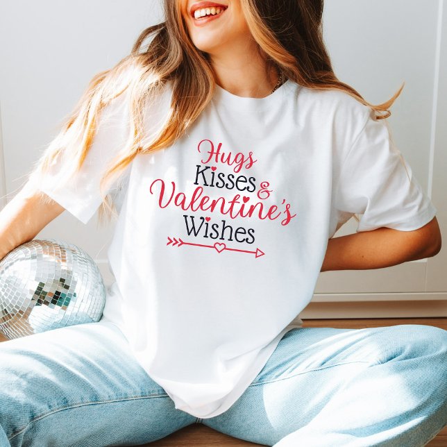 Camiseta Los deseos de San Valentín para los amigos le dan  (Subido por el creador)