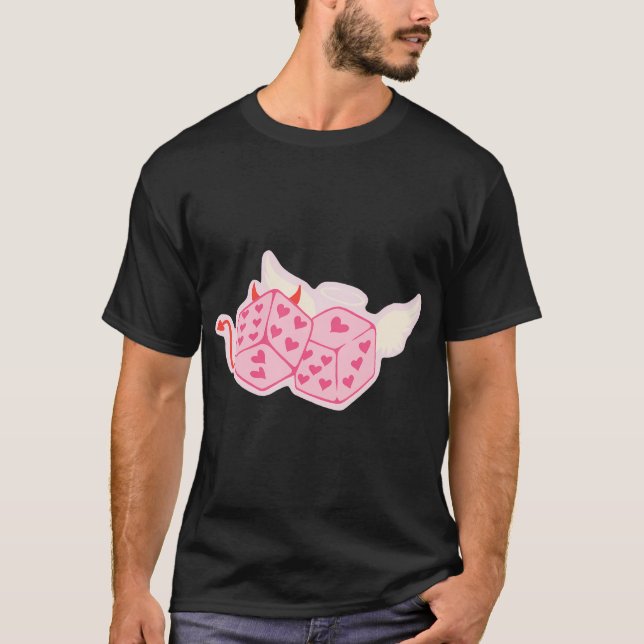 Camiseta Los Diablos Rodean Los Ángeles De Los Dice Giran S (Anverso)
