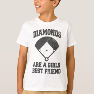 Camiseta Los diamantes son el mejor amigo de un chica