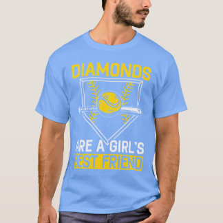 Camiseta Los Diamantes Son Los Chicas Mejor Amigo Del Softb