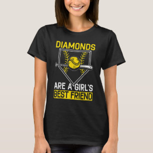 Camiseta Los Diamantes Son Los Mejores Amigo De Los Chicas