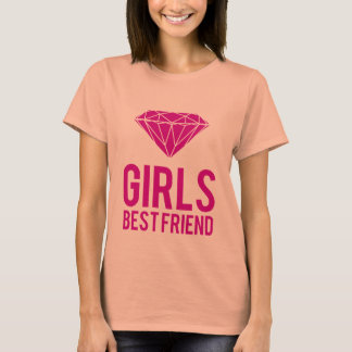 Camiseta Los diamantes son un mejor amigo chica