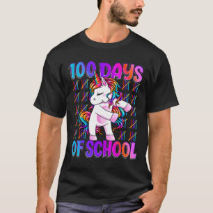 Camiseta Los días de clases de Unicornio 100 días más intel