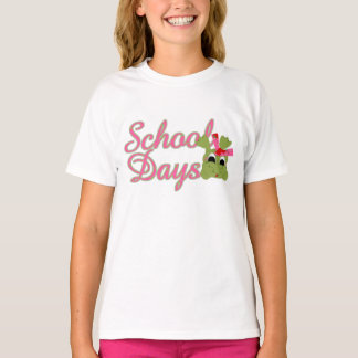 Camiseta Los días de colegio escarpados son rosados