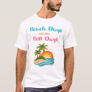 Camiseta Los días de playa son los mejores días Palma de pu