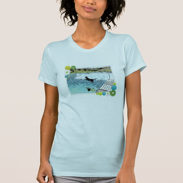 Camiseta Los días de verano en el lago (Anverso)