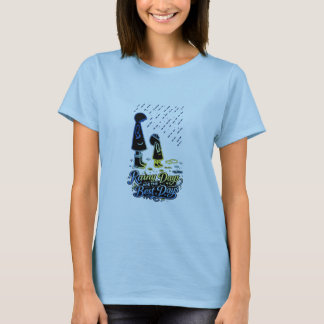 Camiseta Los días lluviosos son los mejores días Arte de li